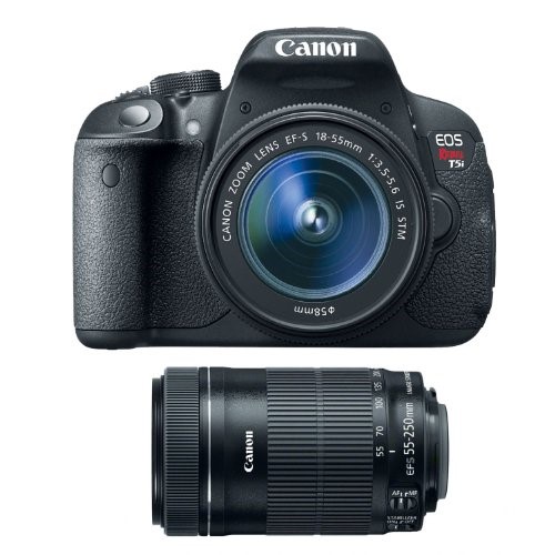 Canon EOS Rebel T5i DSLR with EF-S 18-55mm & EF-S 55-250mm IS STM ...